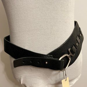 Brave Real Leather Black Belt